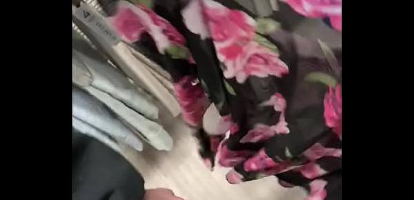  Stupid wife sucking dick in store like a whore